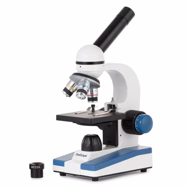 AmScope M150 Portable Monocular Student Microscope