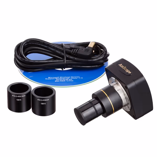 AmScope 10.0MP USB 2.0 Color CMOS C-Mount Microscope Camera